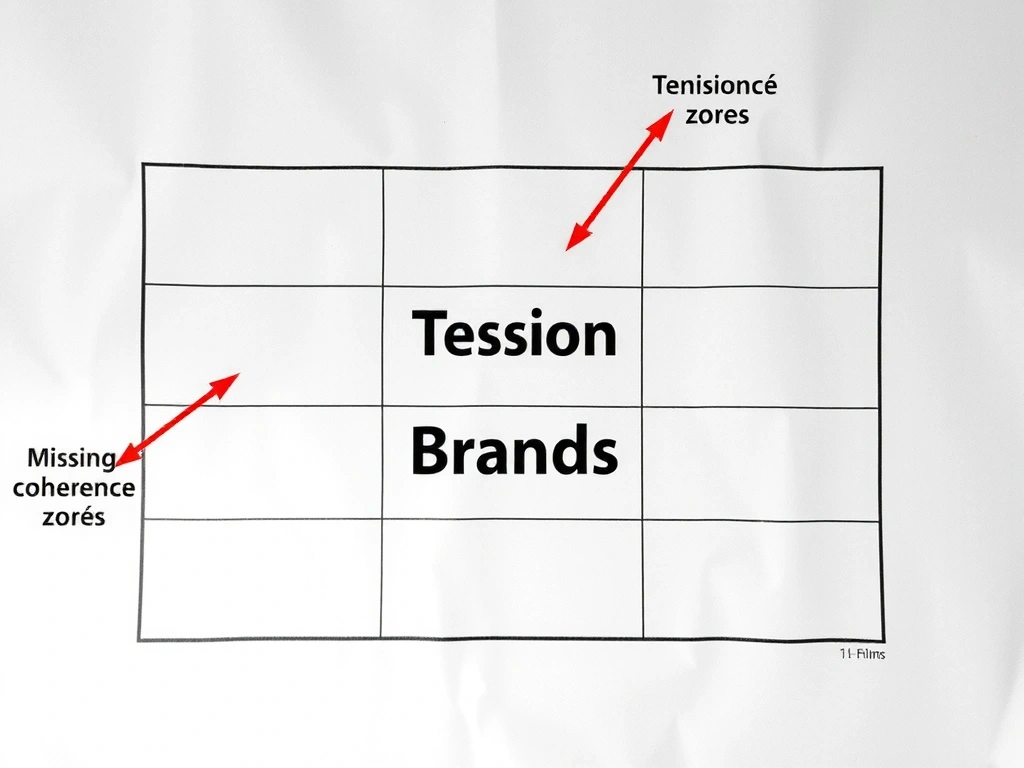 Grille de marque annotée